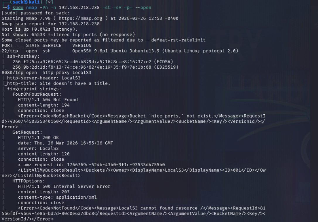 nmap scan