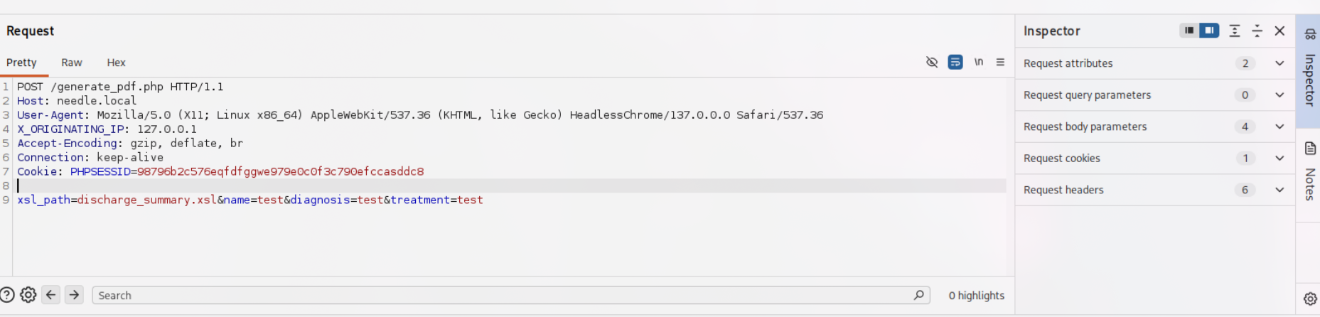 dashboard http response